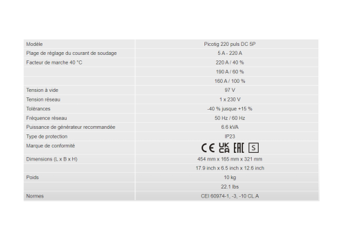 PICOTIG 220 DC PULS 5P