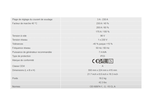 TETRIX XQ 230 PULS AC/DC COMF3 5POL