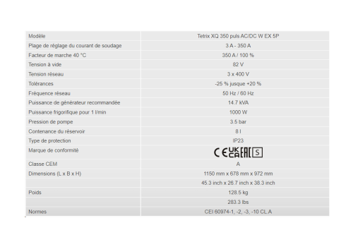 TETRIX XQ 350 PULS AC/DC W COM 5P