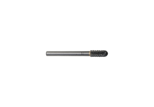 FRAISE CYLINDRIQUE DENTURE CROISEE AVEC BOUT ARRONDI Ø6