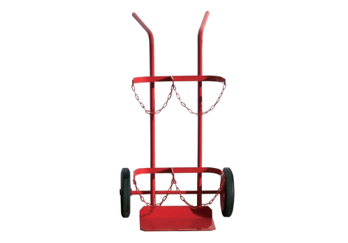 CHARIOT POUR 2 BOUTEILLES OXYGÈNE/PROPANE (35KG/H) B20 ET B50