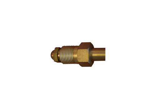 TÉ 2 DÉPARTS POUR BOUTEILLE OXYGÈNE RACCORD TYPE F