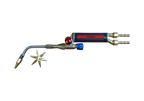 CHALUMEAU SOUDEUR N°0 OXY/PROPANE AVEC CLÉ ET 4 BUSES