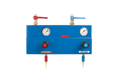 TABLEAU 2 LIGNES OXYGÈNE 10 BARS PROPANE 2,5 BAR