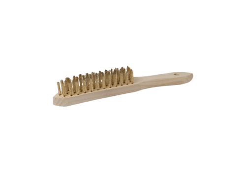 BROSSE LAITON MANCHE BOIS 4 RANGS