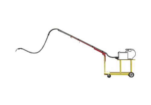 CHARIOT 4 ROUES SEUL POUR GROUPE ASPIRANT ET POUR BRAS BALANCIER (SANS BRAS BALANCIER NI ASPIRATION)