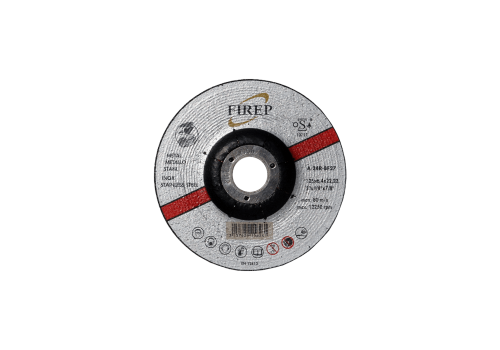 DISQUE A EBARBER ACIER-INOX DEPORTE Ø125X6,4 FIREP