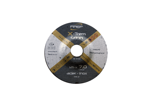 DISQUE A TRONCONNER ACIER-INOX PLAT Ø125X7.0 FIREP X-TREM