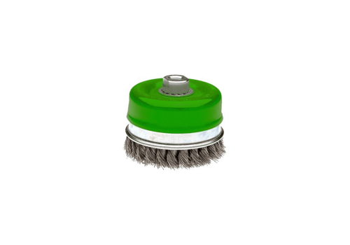 BROSSES COUPE Ø100 ACIER  FILS TORSADÉS AVEC FILETAGE M14