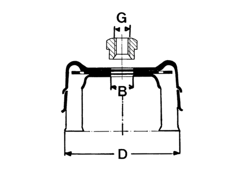 BROSSES COUPE Ø100 INOX  FILS TORSADÉS AVEC FILETAGE M14