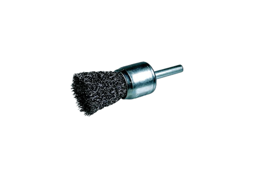 BROSSES PINÇEAU  Ø30 INOX  FILS ONDULÉS AVEC TIGE DE 6