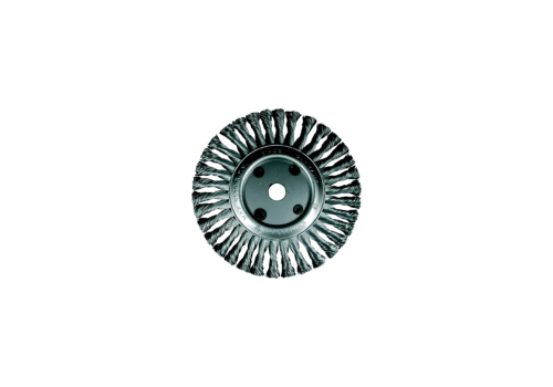 BROSSE CIRCULAIRE Ø150 ACIER FILS TORSADÉS ALÉSAGE 22,2