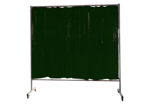 ECRAN COMPLET AVEC ROUES VERT RIDEAU 2000 X 1900 MM