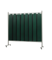 ECRAN COMPLET AVEC ROUES VERT TYPE LANIERES 2000 X 1900 MM