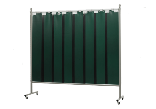 ECRAN COMPLET AVEC ROUES VERT TYPE LANIERES 2000 X 1900 MM