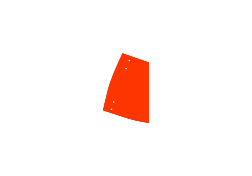 LANIERE 300 X 2 DÉCOUPÉE ET POINÇONNÉE PAR ML ORANGE