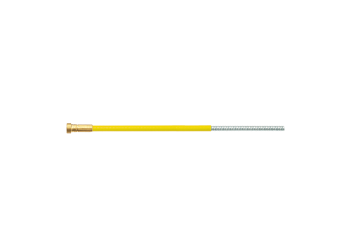 GAINE ACIER ISOL. 1.2-1.6 JAUNE 3,5M