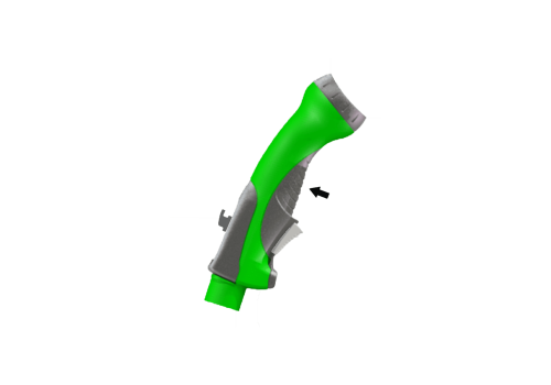 PLASTIQUE INFERIEUR POIGNEE