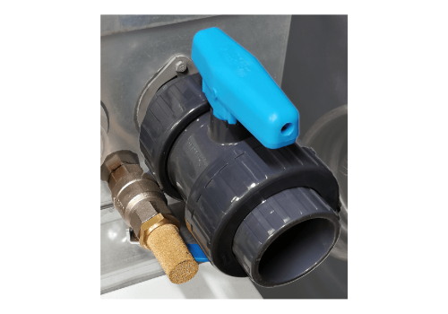 VANNE DE DEBIT AVEC SILENCIEUX