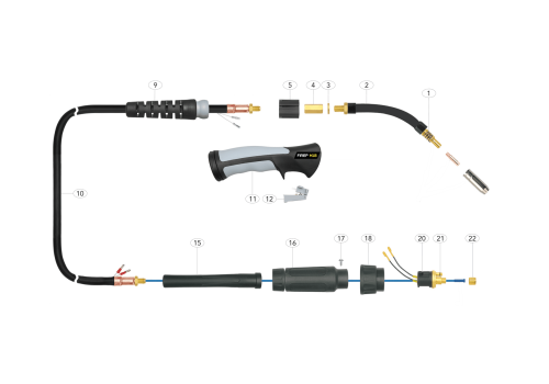 FIL MIG FOURRE INOX 308L TOUTES POSITIONS  - F.521TP Ø1,2