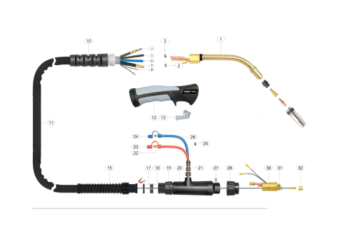 FIL MIG FOURRE INOX 308L TOUTES POSITIONS  - F.521TP Ø1,2