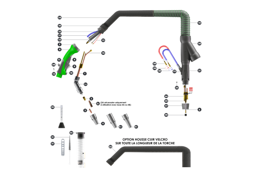 FIL MIG FOURRE INOX 308L TOUTES POSITIONS  - F.521TP Ø1,2
