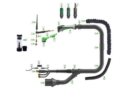 FIL MIG FOURRE INOX 308L TOUTES POSITIONS  - F.521TP Ø1,2