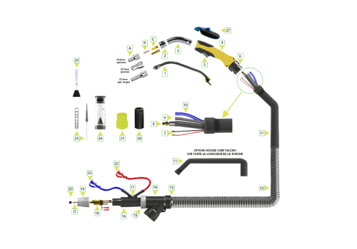 FIL MIG FOURRE DE RECHARGEMENT SANS GAZ  - F.690 Ø 1,2