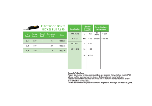 FIL MIG FOURRE DE RECHARGEMENT SANS GAZ  - F.690 Ø 1,2