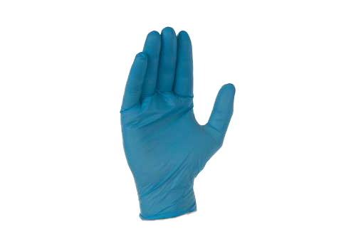 GANT NITRILE NON POUDRÉ À USAGE UNIQ. T. M (7-8) BTE 100 PAIRES