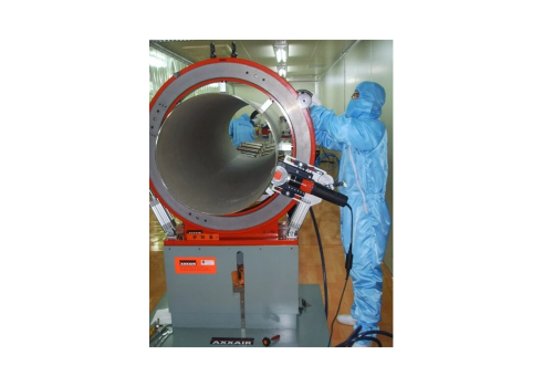 MACHINE À COUPER LES TUBES DE 212 À 422 MM, MOTEUR LENT 230V 1200W