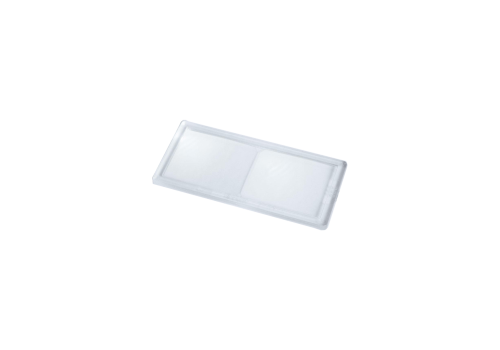 VERRE INCOLORE GROSSISSANT DIOPTRIE 2,5 105X50 MM