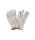 GANTS CUIR BLANC TOUT FLEUR BOVIN SERRAGE ELASTIQUE (4.1.2.1) T9