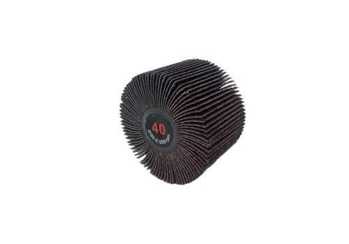 ROUE À LAMELLES CORINDON 80 X 50 X 6MM GR 40 ACIER/ALU