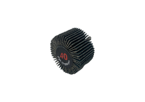 ROUE À LAMELLES ZIRCO 60 X 30 X 6MM GR 40 ACIER/INOX
