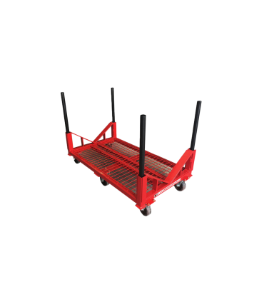 CHARIOT AVEC FOND POUR TUPE JUSQU'À 36"