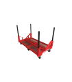 CHARIOT AVEC FOND POUR TUPE JUSQU'À 36"