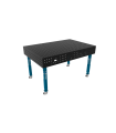 TABLE SOUD TRAD. ECO 1500X1000 GRILLE 50X50 Ø16 ROUL. HORS TRANSPORT
