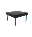 TABLE SOUD TRAD. ECO 1500X1480 GRILLE 50X50 Ø16 ROUL. HORS TRANSPORT