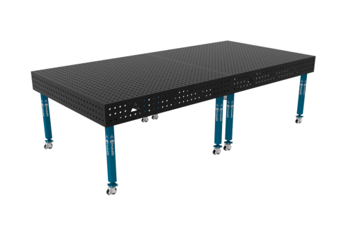 TABLE SOUD TRAD. ECO 3000X1480 GRILLE 50X50 Ø16 ROUL. HORS TRANSPORT