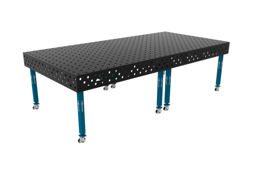 TABLE SOUD TRAD. ECO 3000X1480 GRILLE 100X100 Ø28 ROUL. HORS TRANSPORT