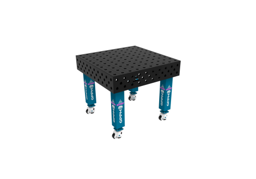 TABLE SOUD TRAD. EXPERT 1000X1000 GRILLE 100X100 Ø28 ROUL. HORS TRANSPORT