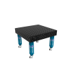 TABLE SOUD TRAD. EXPERT 1200X1200 GRILLE 100X100 Ø28 ROUL. HORS TRANSPORT