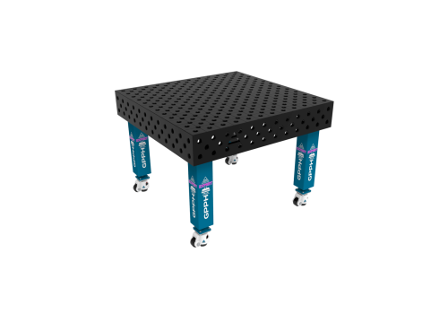 TABLE SOUD TRAD. EXPERT 1200X1200 GRILLE DIAG. Ø28 ROUL. HORS TRANSPORT