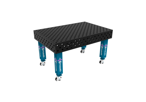 TABLE SOUD TRAD. EXPERT 1500X1000 GRILLE DIAG. Ø28  ROUL. HORS TRANSPORT