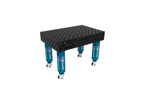 TABLE SOUD TRAD. EXPERT 1200X800 GRILLE DIAG. Ø28 ROUL. HORS TRANSPORT