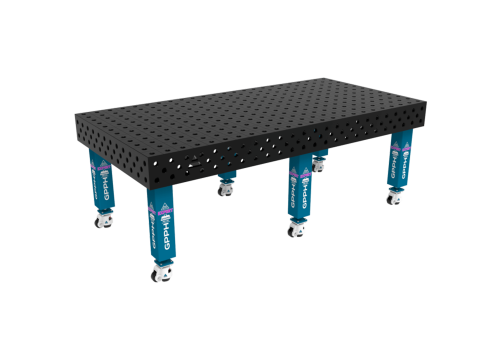 TABLE SOUD TRAD. EXPERT 2400X1200 GRILLE 100X100 Ø28 ROUL. HORS TRANSPORT