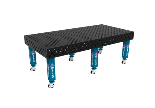 TABLE SOUD TRAD. EXPERT 2400X1200 GRILLE DIAG. Ø28 ROUL. HORS TRANSPORT