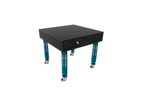 TABLE SOUD TRAD. PLUS 1000X1000 GRILLE 50X50 Ø16 ROUL. HORS TRANSPORT