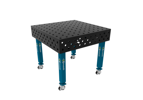 TABLE SOUD TRAD. PLUS 1000X1000 GRILLE 100X100 Ø28 ROUL. HORS TRANSPORT